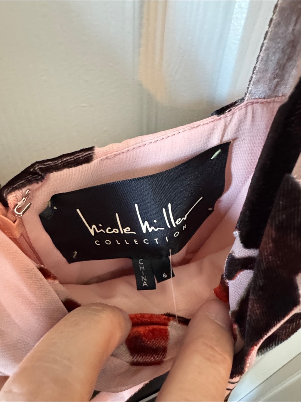 Nicole Miller New York "Palma" Satin Maxi Dress - Picture 4 of 7